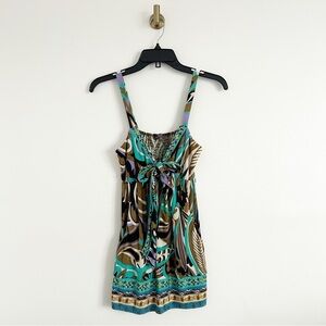 Hale Bob Silk Y2K Tunic Top/Mini Dress Size XS